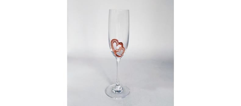 镶钻的水晶香槟酒高脚xk.com